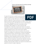 Mindfulness Per Il Trattamento Della Dipendenza Una Guida Per Psicologi e Psicoterapeuti