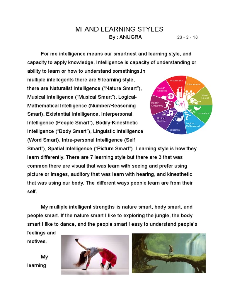 Naturalistic Learning Style Insights | PDF