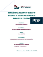 Beneficios e Incentivos para La Iniciativa Privada en Mexico y en Venezuela PDF