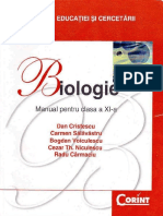 Manual Biologie Clasa XI - A, Editura Corint PDF