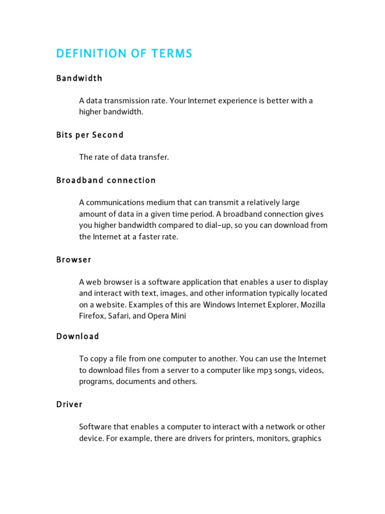 Globe Broadband Manual