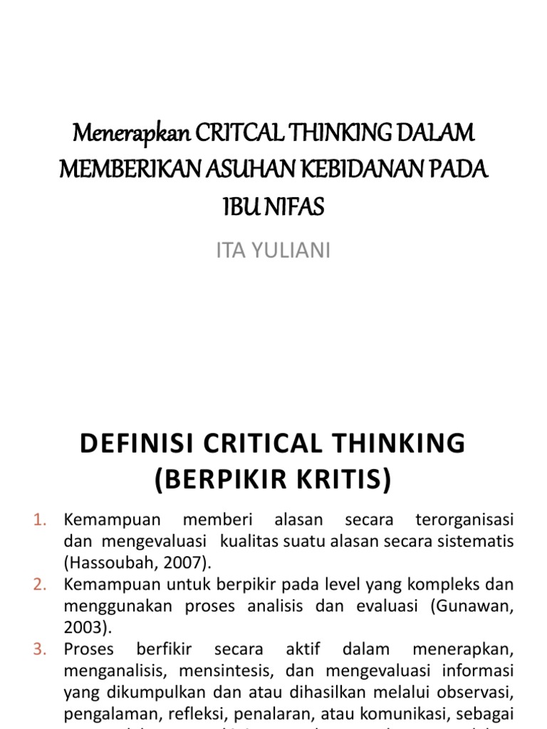 Critical thinking dalam asuhan kebidanan 07 picture