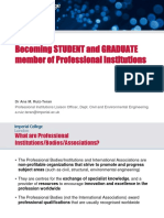 Professional Institutions - Presentation For Students