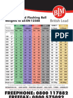 FREEPHONE: 0800 117882 FREEFAX: 0800 575092: Guide To Lead Flashing Roll Weights To BS EN 12588