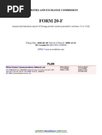 FORM 20F
