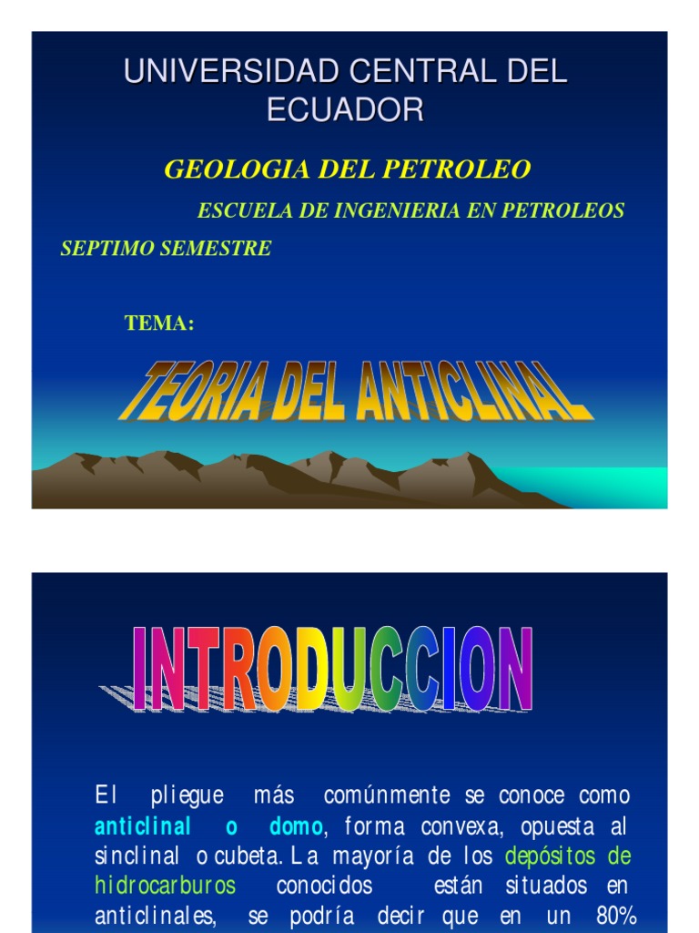 Geologia Del Petroleo Petróleo Geología