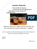 Iftar Invitation