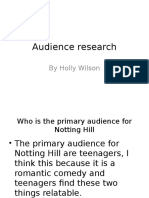 Audience Research