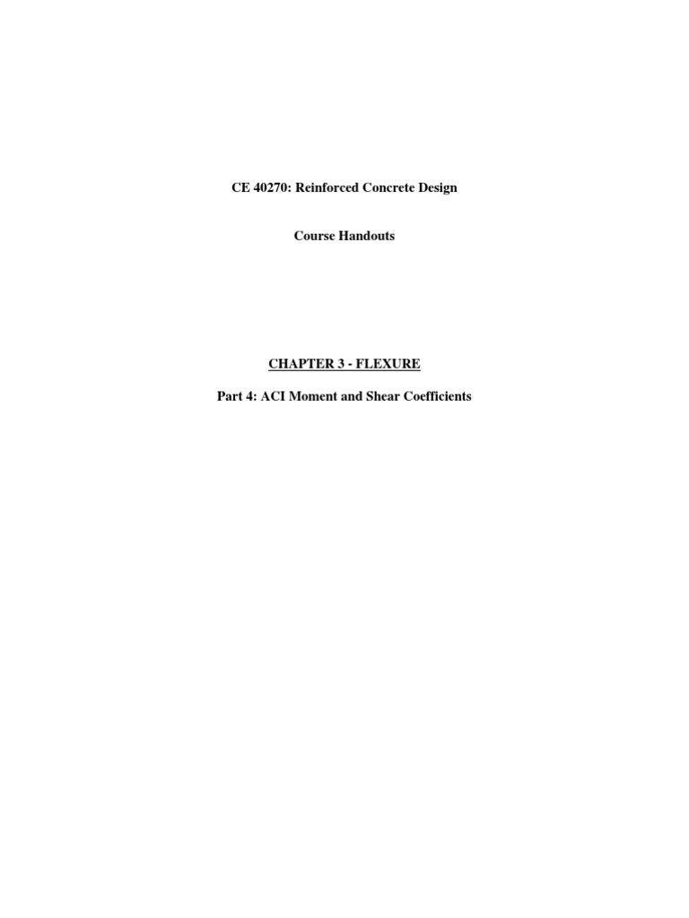 RCC Notes Handouts-Chapter3-4 PDF | PDF | Structural Engineering ...
