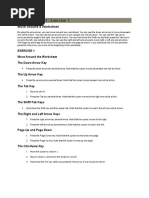 Excel - Lesson 1: Exercise 1: Move Around A Worksheet