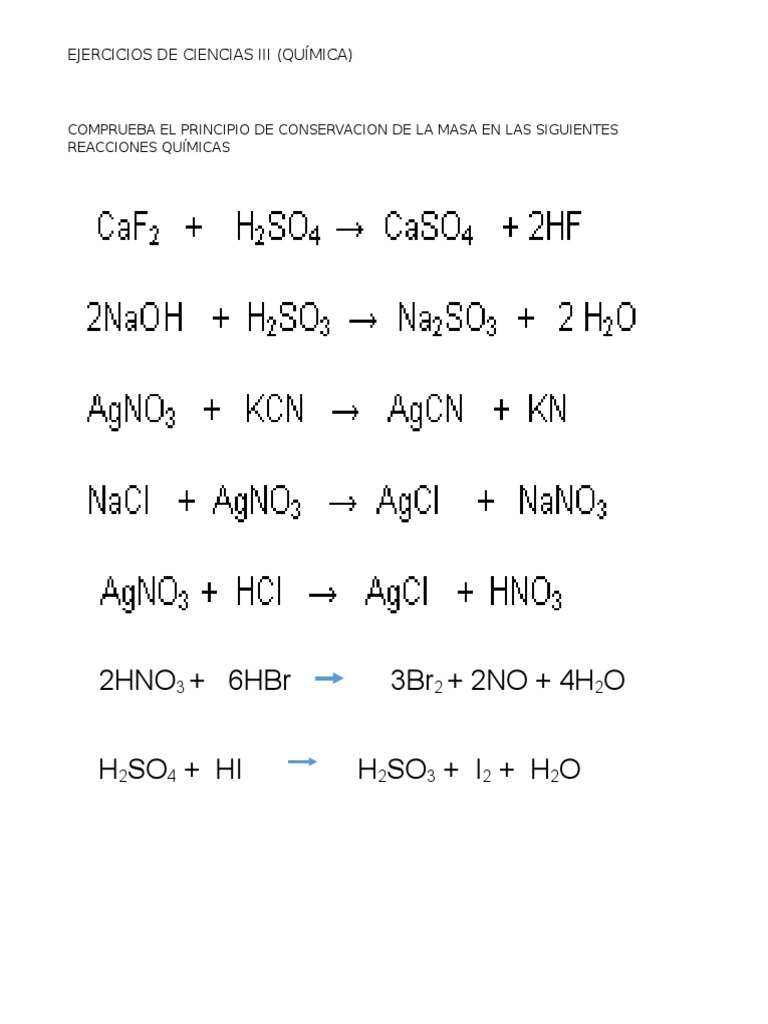Comprueba El Principio de Conservacion de