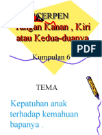 CERPEN Tangan Kanan, Kiri Atau Kedua-Duanya (Copy)