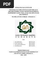 Download PENELITIAN KUANTITATIF EKSPERIMEN PENINGKATAN KREATIVITAS SAINS MELALUI METODE PEMBELAJARAN DEMONTRASI BERUPA EKSPERIMEN SAINS  PADA ANAK USIA DINI PAUD KELOMPOK B  TK MELATI MULYOREJO - SURABAYA by Novia Solichah SN304604938 doc pdf