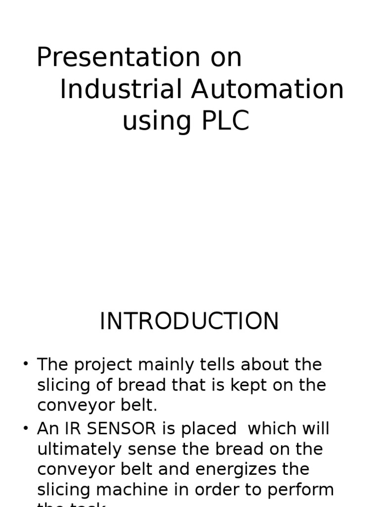 Industrial Automation with PLC and Sensors | PDF | Programmable Logic ...