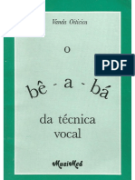 O Be a Ba Da Tecnica Vocal