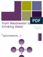 From Wastewater To Drinking Water