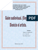 Guion Libreto Audiovisual. (Singular). Arte Medieval. Grupo #3
