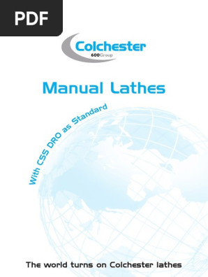 Colchester Standard Lathes Pdf Equipment Industries