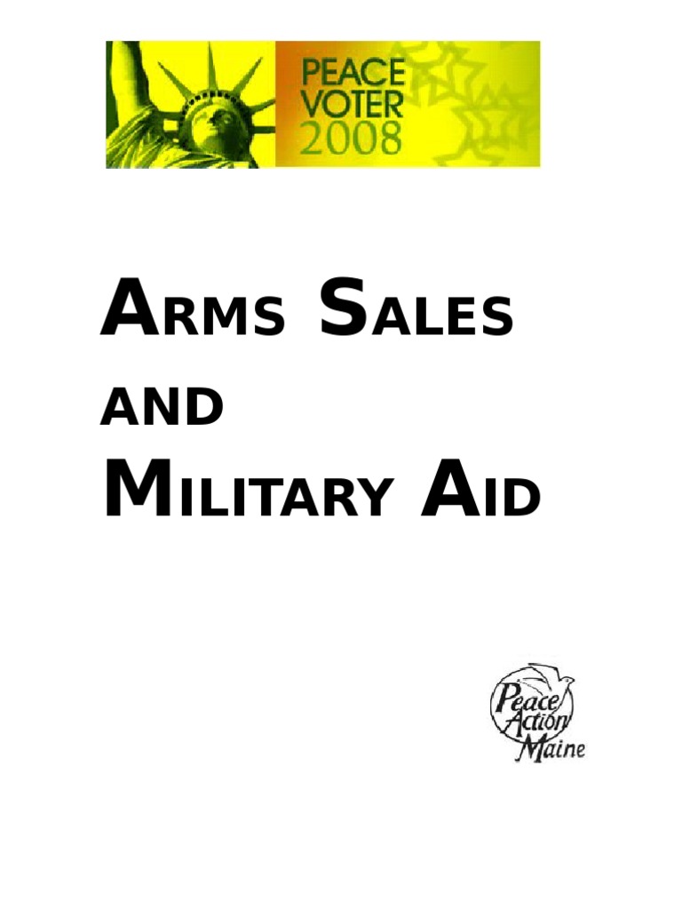 Arms Sales & Military Aid PDF Land Mine Cluster Munition