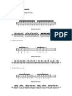 I. Roll Rudiments: A. Single Stroke Rudiments