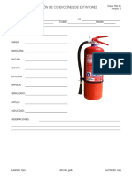 Ficha de Inspección de Los Extintores