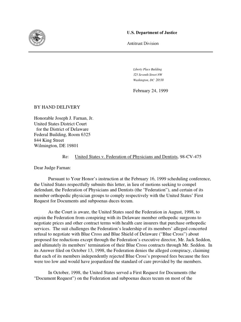 Doj antitrust cases picture