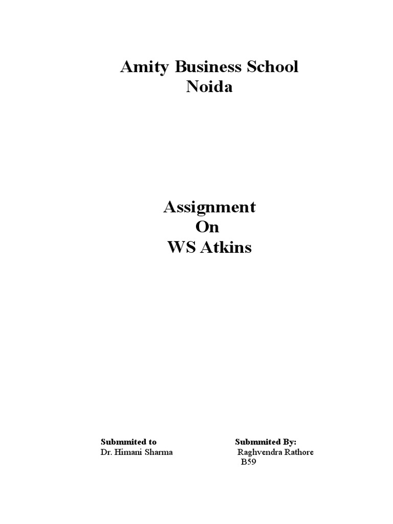Atkins: A Global Engineering Leader | PDF | Business | Art