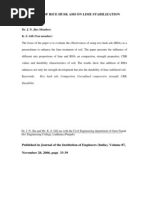 Download EFFECT OF RICE HUSK ASH ON LIME STABILIZATION by myself_07101 SN30464685 doc pdf