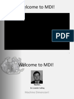Introduction MDI
