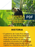 Presentación Del Banano en Costa Rica