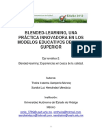 Blended-learning Una Practica Innovadora en Los Modelos Educativos de Nivel Superior