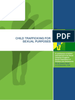 Child Trafficking For Sexual Purposes - ECPAT