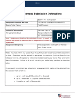 MSc XX Assignment Submission Instructions