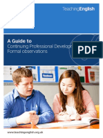 Guide To Formal ESOL Classroom Observation