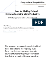 Alternatives For Making Federal Highway Spending More Productive