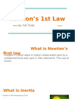 newtons 1st law