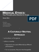 Medical Ethics Approach Based on Four Principles