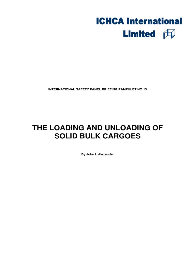 Loading&unloadingofsolidbulkcargoes | PDF
