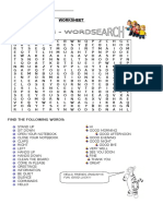 Greetings Wordsearch