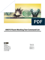 ANSYS Fluent Meshing Text Command List