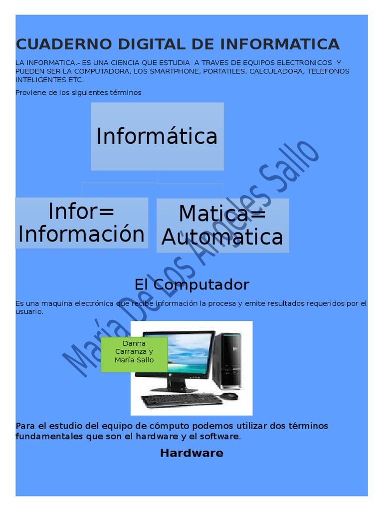 Cuaderno Virtual Informatica Pdf