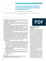 Associations Periodontal Disease Risk for Artheosclerosis Cardiovascular Disease and Stroke