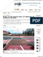 Burgos Conecta. Burgos Con Bici Denuncia Hasta 115 Deficiencias Del Carril Bici y La Vía Verde - BurgosC)