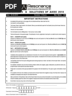Download AIEEE 2010 Solution by Resonance Kota SN30470415 doc pdf