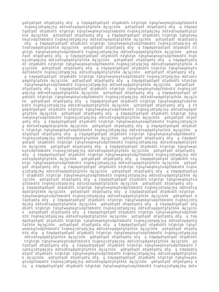 Placeholder Text Document | PDF