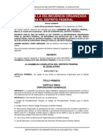 Ley Contra La Delincuencia Organizada Para El Distrito Federal