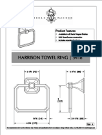 Harrison Towel Ring - 3418: Product Features