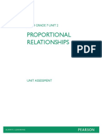 Proportional Relationships: Math Grade 7 Unit 2