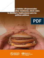 Alimentos y Bebidas Ultraprocesados en América Latina- OMS