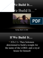 If We Build It